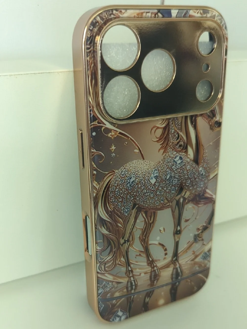 iPhone 17 Pro Back Case Horse Pattern